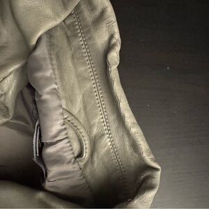 Forever 21 Gray Leather Jacket